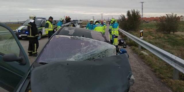 Dos muertos en una colisión múltiple en Torrejón de Velasco