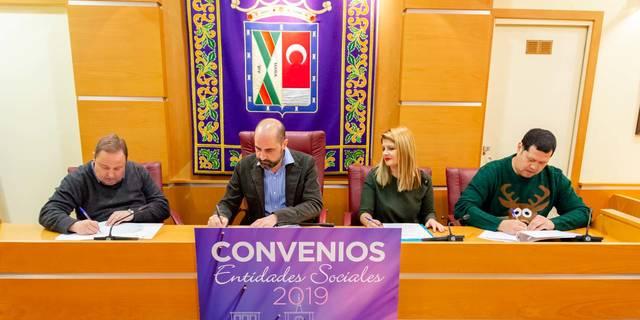 Colmenar Viejo firma convenios con las entidades sociales ASPRODICO y San José