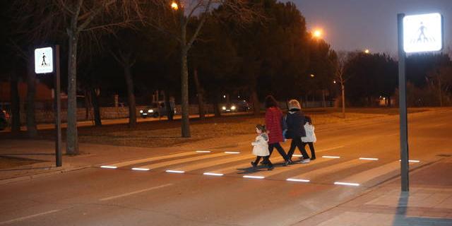 Tres Cantos implanta su primer paso de peatones inteligente