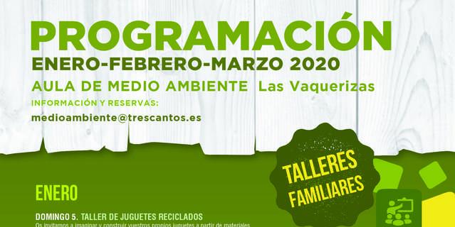Nuevos talleres familiares en el Aula de Medioambiente Las Vaquerizas de Tres Cantos