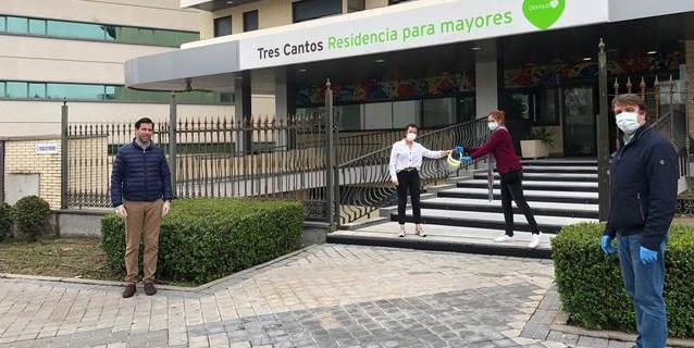 Tres Cantos entrega material de protección personal a las residencias de mayores