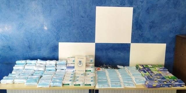 Incautadas 6.500 mascarillas, 2.200 guantes y 44 geles hidroalcohólicos en dos locales de Madrid