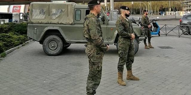 Militares de El Goloso se unen a las tareas de seguridad y vigilancia en Tres Cantos
