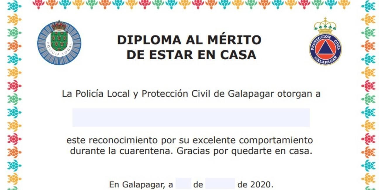 Galapagar concede un diploma a todos los niños por su excelente comportamiento durante la cuarentena