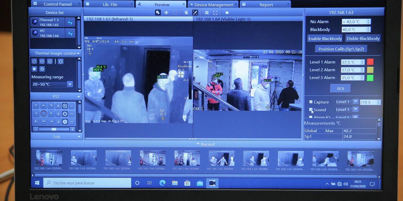 Dos nuevos Centros de Atención al vecino con cámaras lectoras de temperatura en Las Rozas