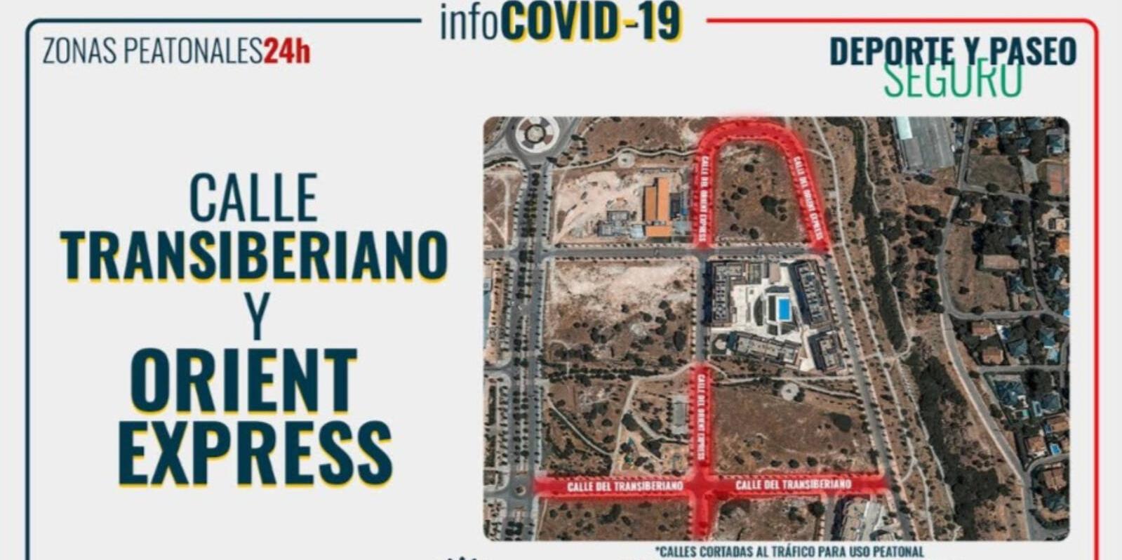 Colmenar Viejo peatonaliza calles en diferentes zonas para favorecer la distancia interpersonal