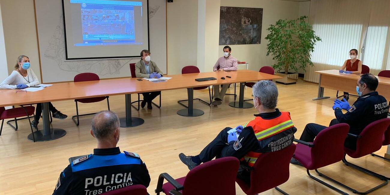 Tres Cantos reordena los espacios de paseos y deporte