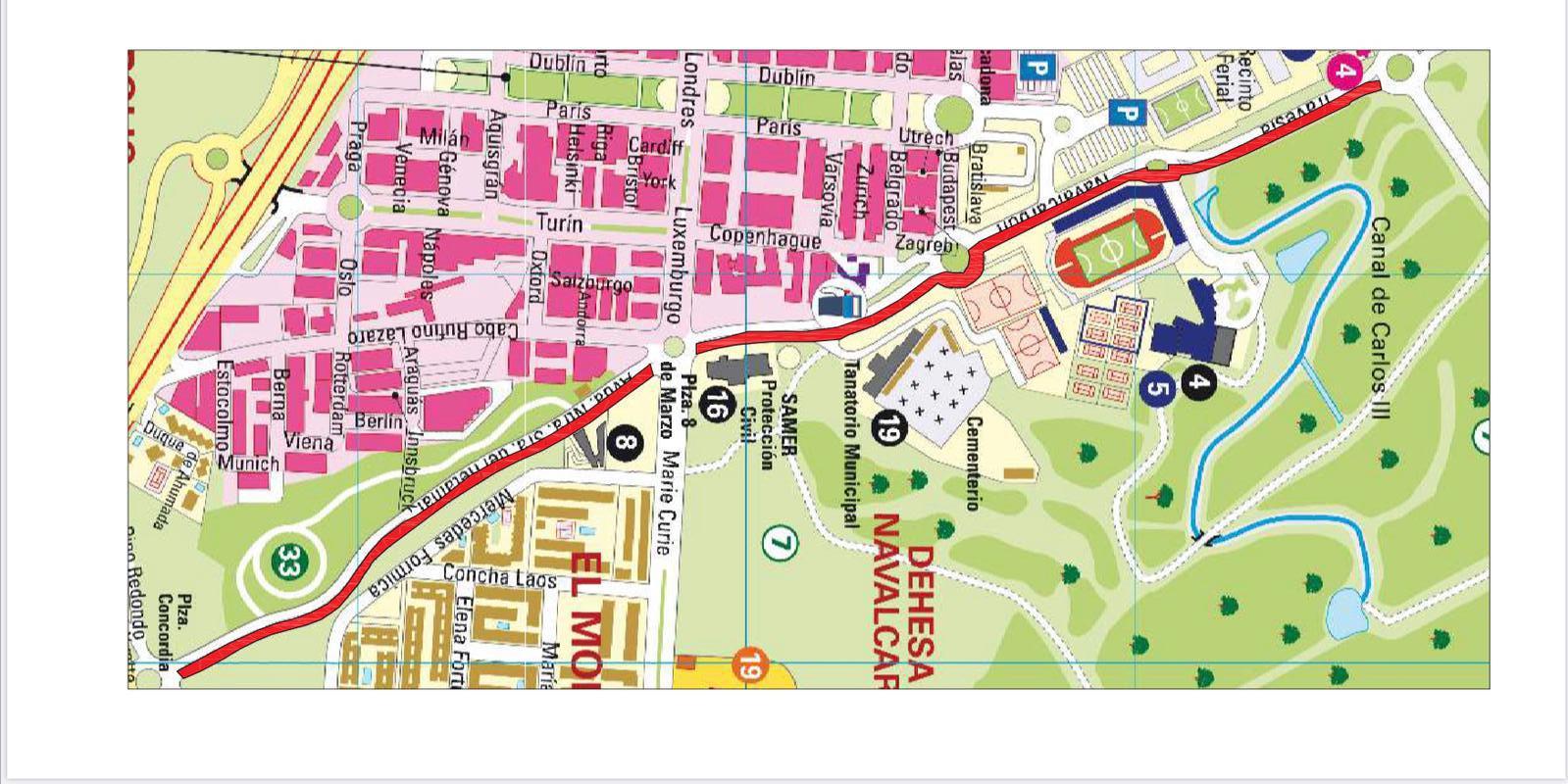 Las Rozas hará peatonales cuatro kilómetros de sus calles durante los fines de semana