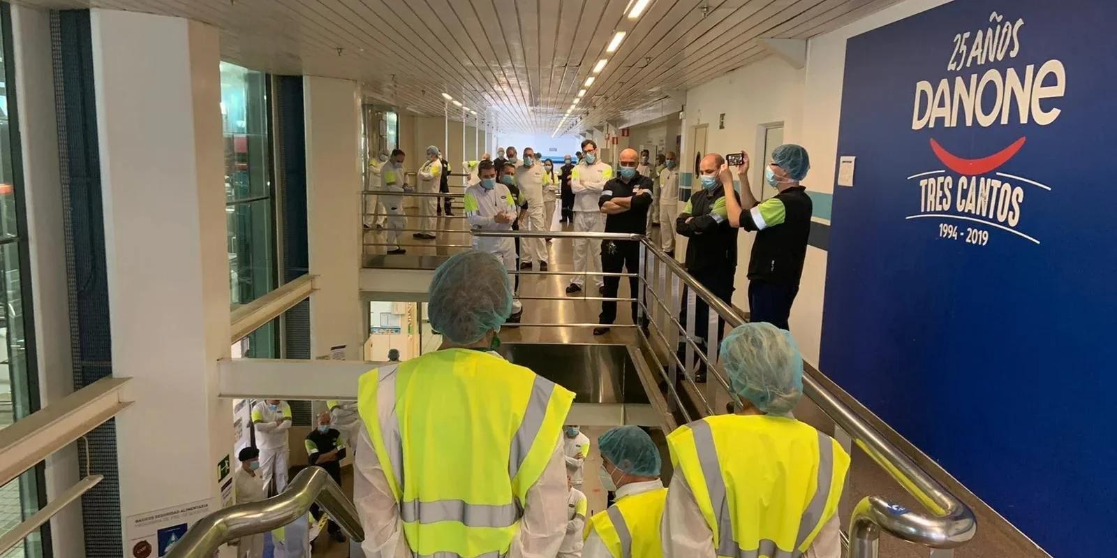 Tres Cantos agradece las donaciones de Danone durante la crisis de la Covid-19