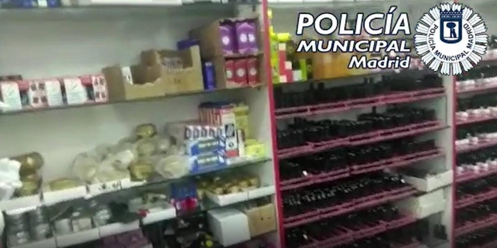 Requisadas más de 300 cremas de un local de Usera tras causar lesiones en los párpados a una clienta