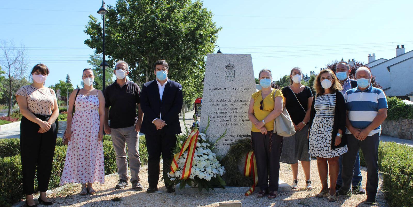 Galapagar recuerda a Miguel Ángel Blanco en un acto homenaje