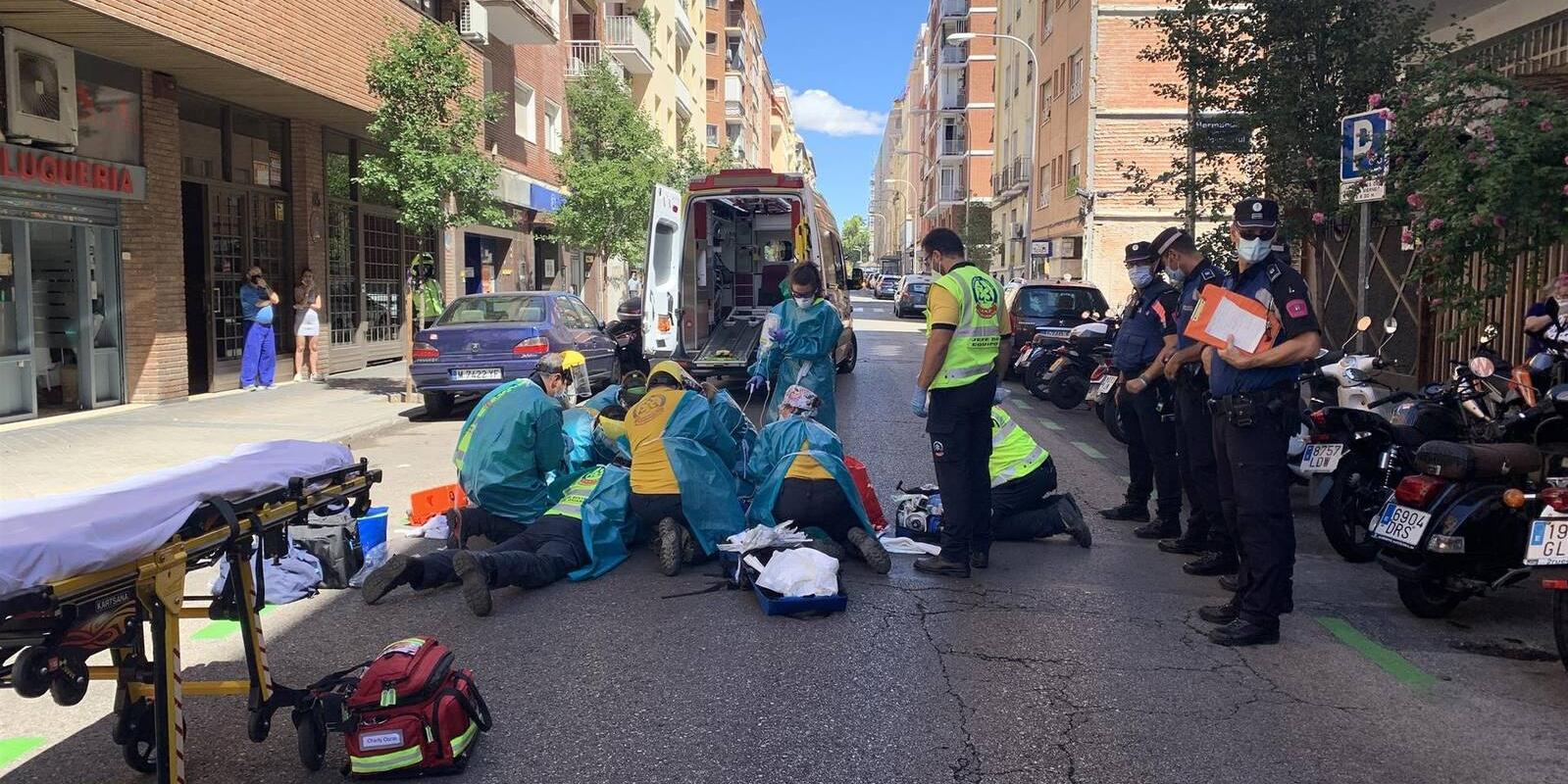 Detenido el conductor que se dio a la fuga tras arrollar a una mujer y dejarla muy grave en Chamberí