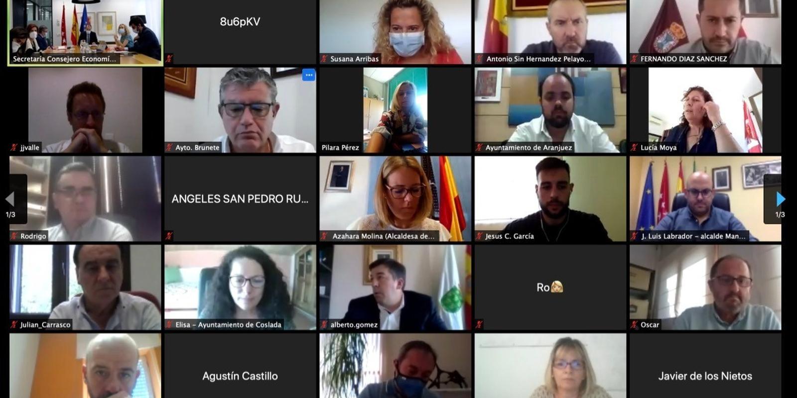 El alcalde de Galapagar se reúne con el resto de la Federación para presentar programas de formación para entidades locales