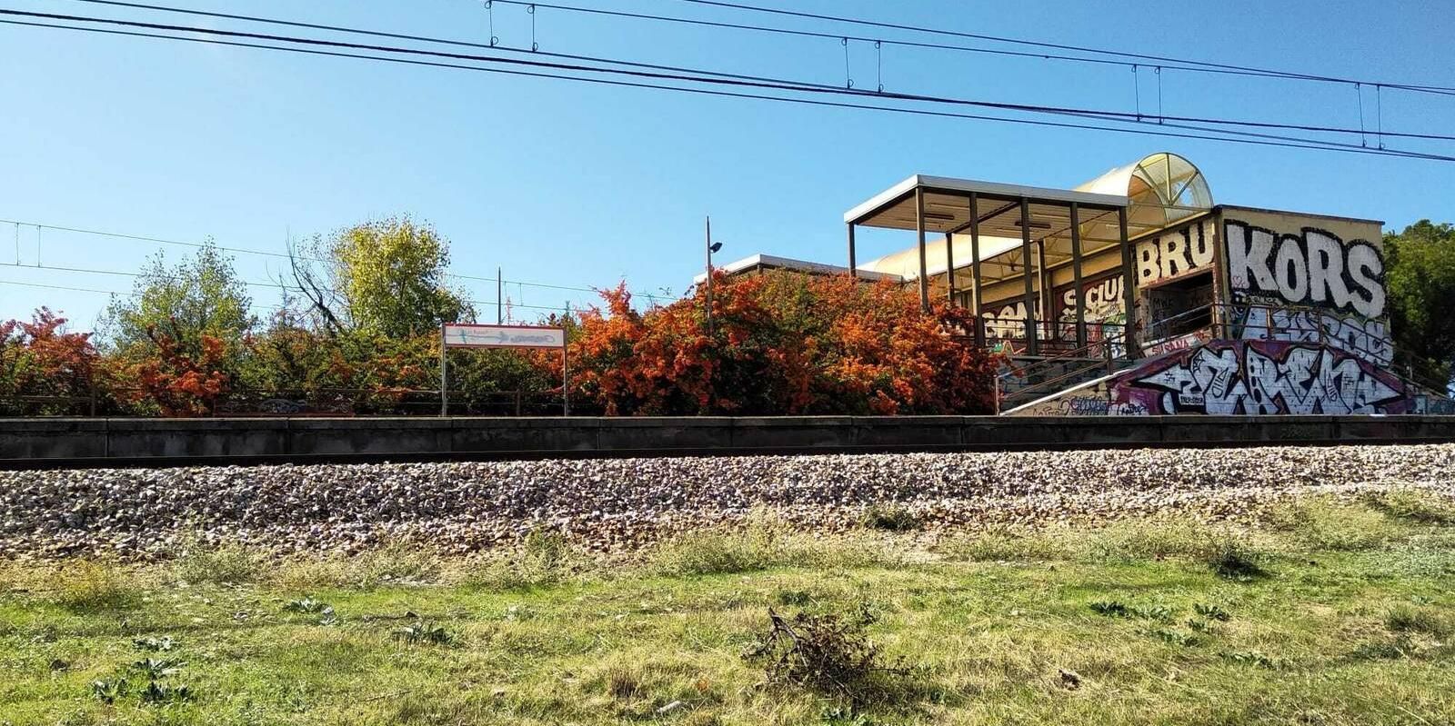 El Tejar, la estación fantasma de Las Rozas convertida en botellonódromo