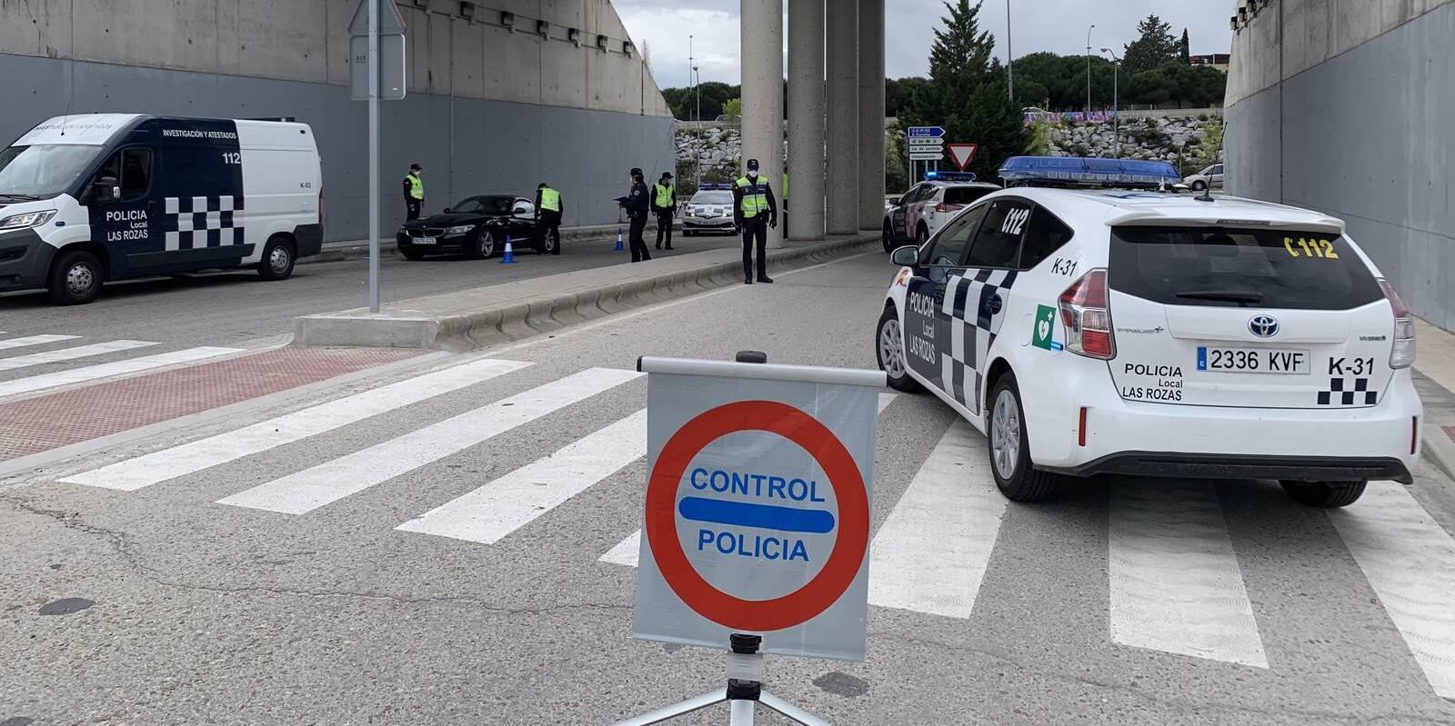 El dispositivo especial Covid de la Policía Local de Las Rozas suma 1.000 intervenciones