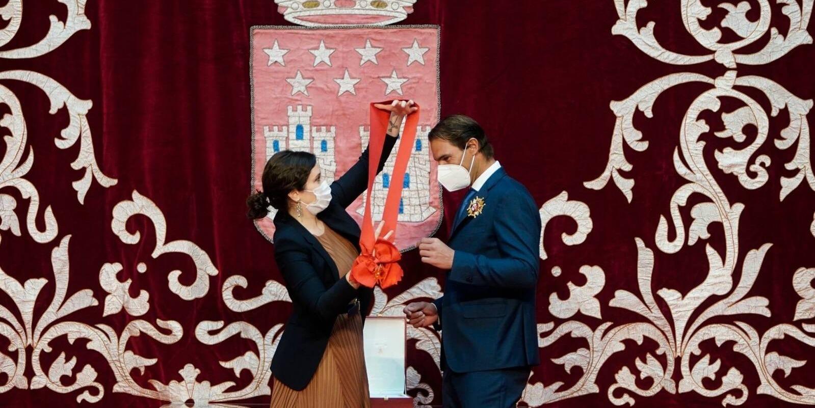 Rafa Nadal recibe la Gran Cruz de la Orden del Dos de Mayo