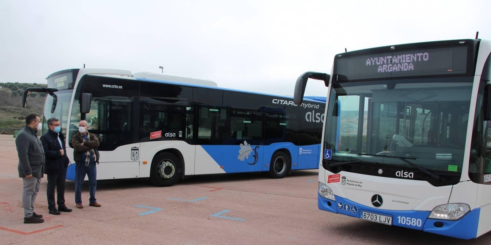 ALSA incorpora a su flota de Arganda del Rey dos nuevos modelos de autobuses urbanos