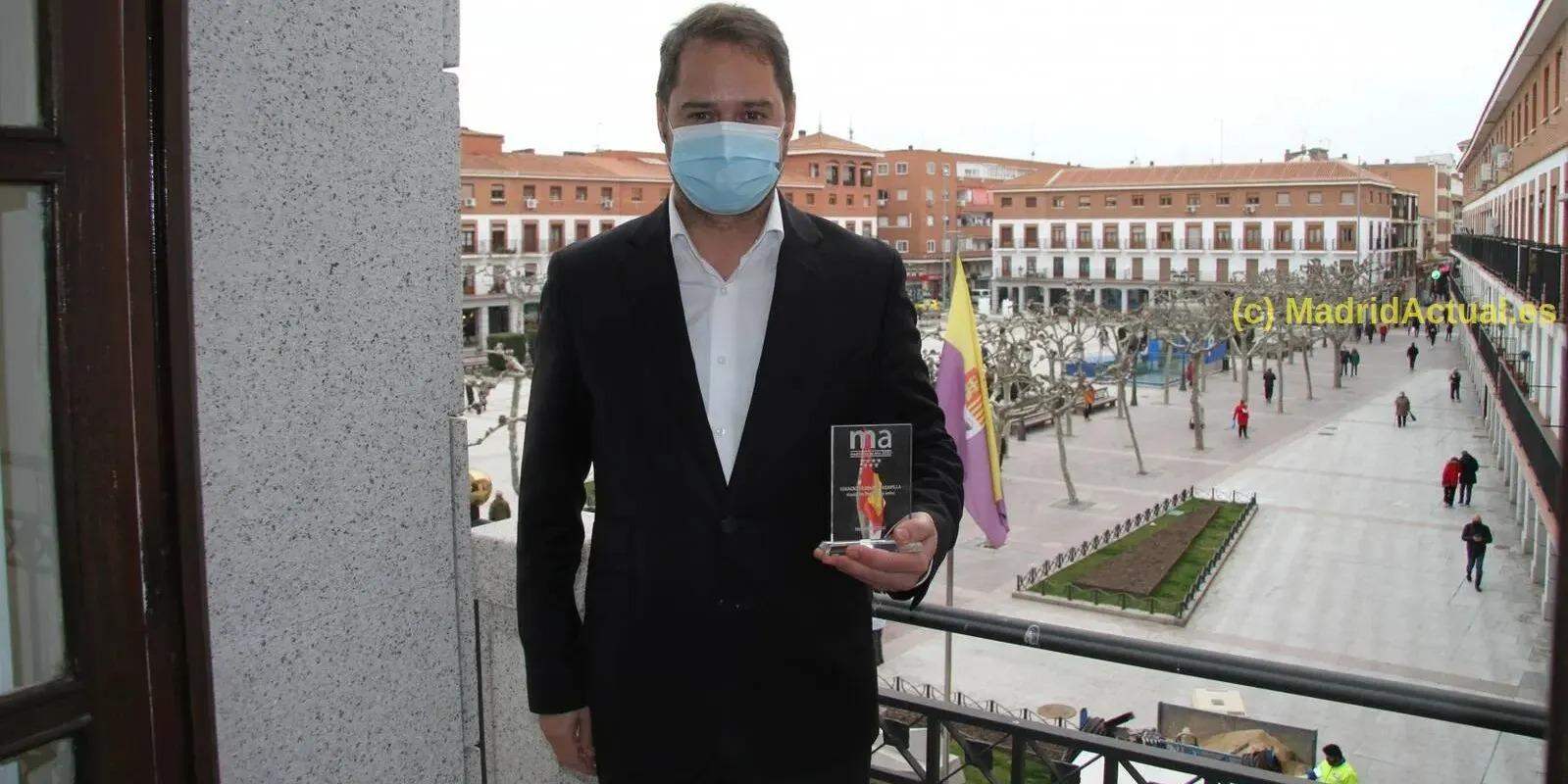 Ignacio Vázquez, alcalde de Torrejón, Premio Madrid Actual de este año: “Ha sido una gran sorpresa y un motivo de orgullo”