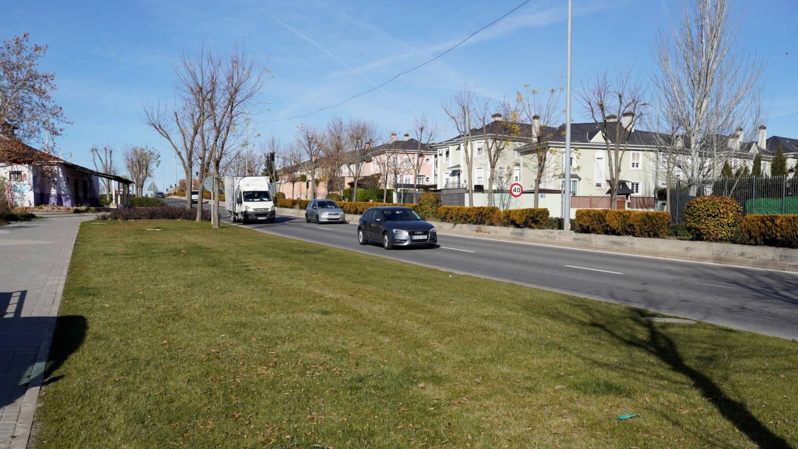 Torrejón ha creado 3.000 metros cuadrados de praderas en el lateral de la Carretera de Loeches