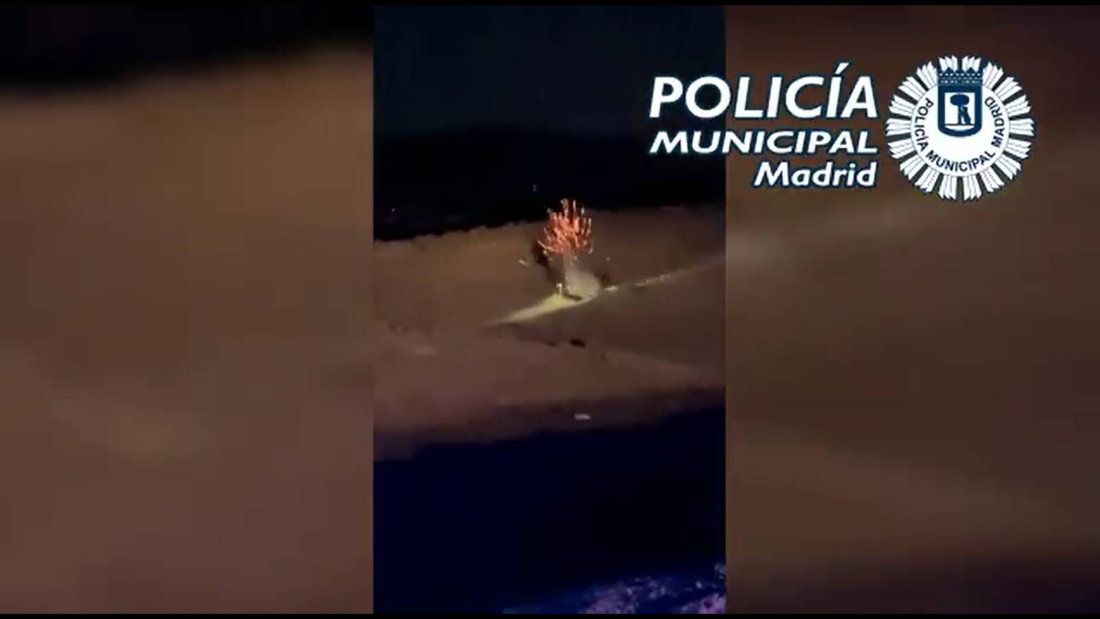 Explotan controladamente un artefacto explosivo de la Guerra Civil hallado en la Cañada Real