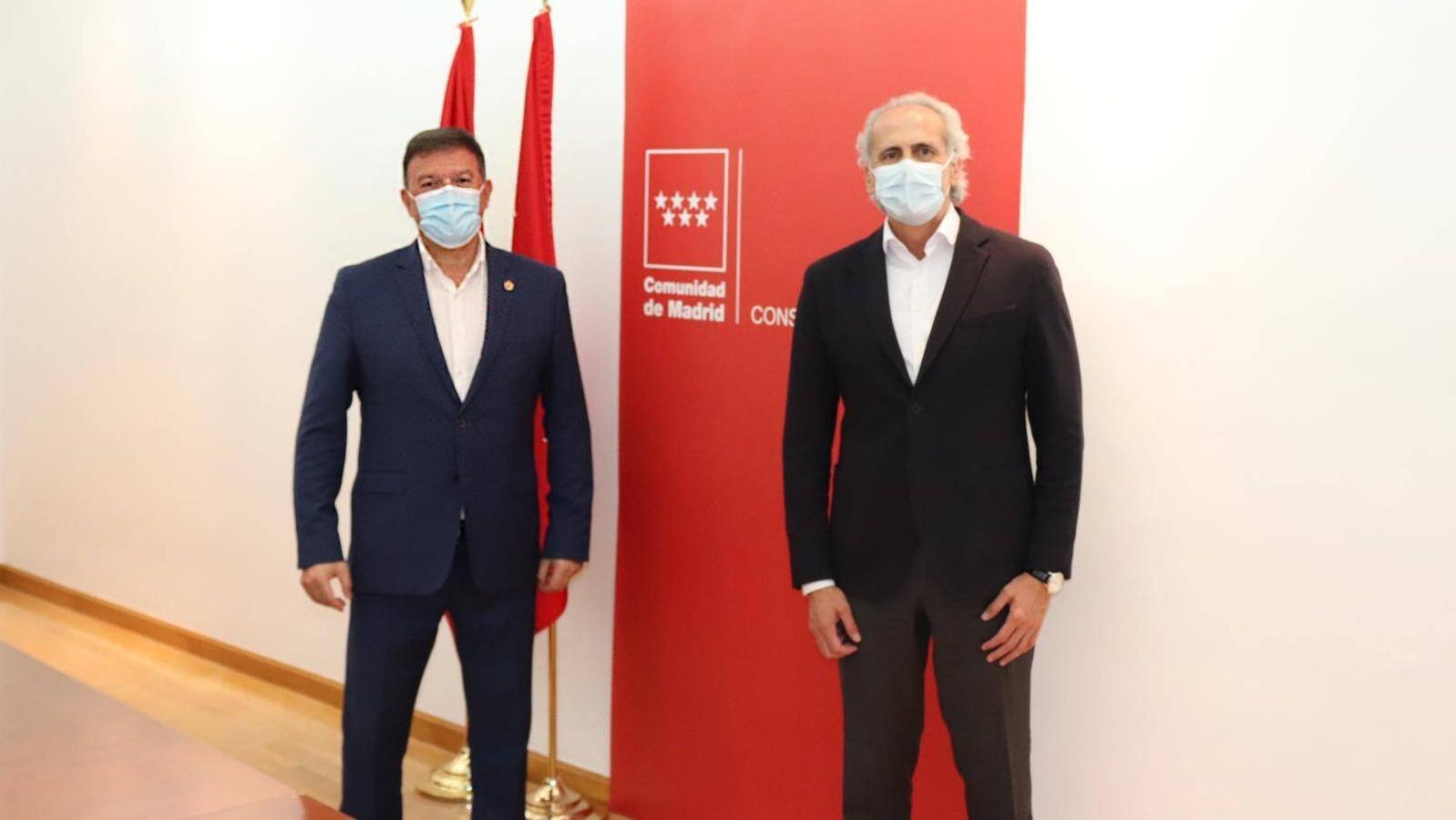 El alcalde de Humanes se reúne con el consejero de Sanidad