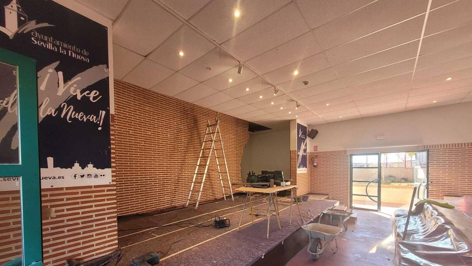 El Centro de Interpretación de Sevilla la Nueva tendrá un espacio escénico más amplio y mejor equipamiento