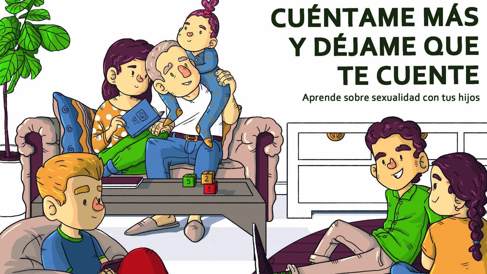 Cuéntame más y déjame que te cuente: Un cómic para aprender sobre sexualidad con tus hijos