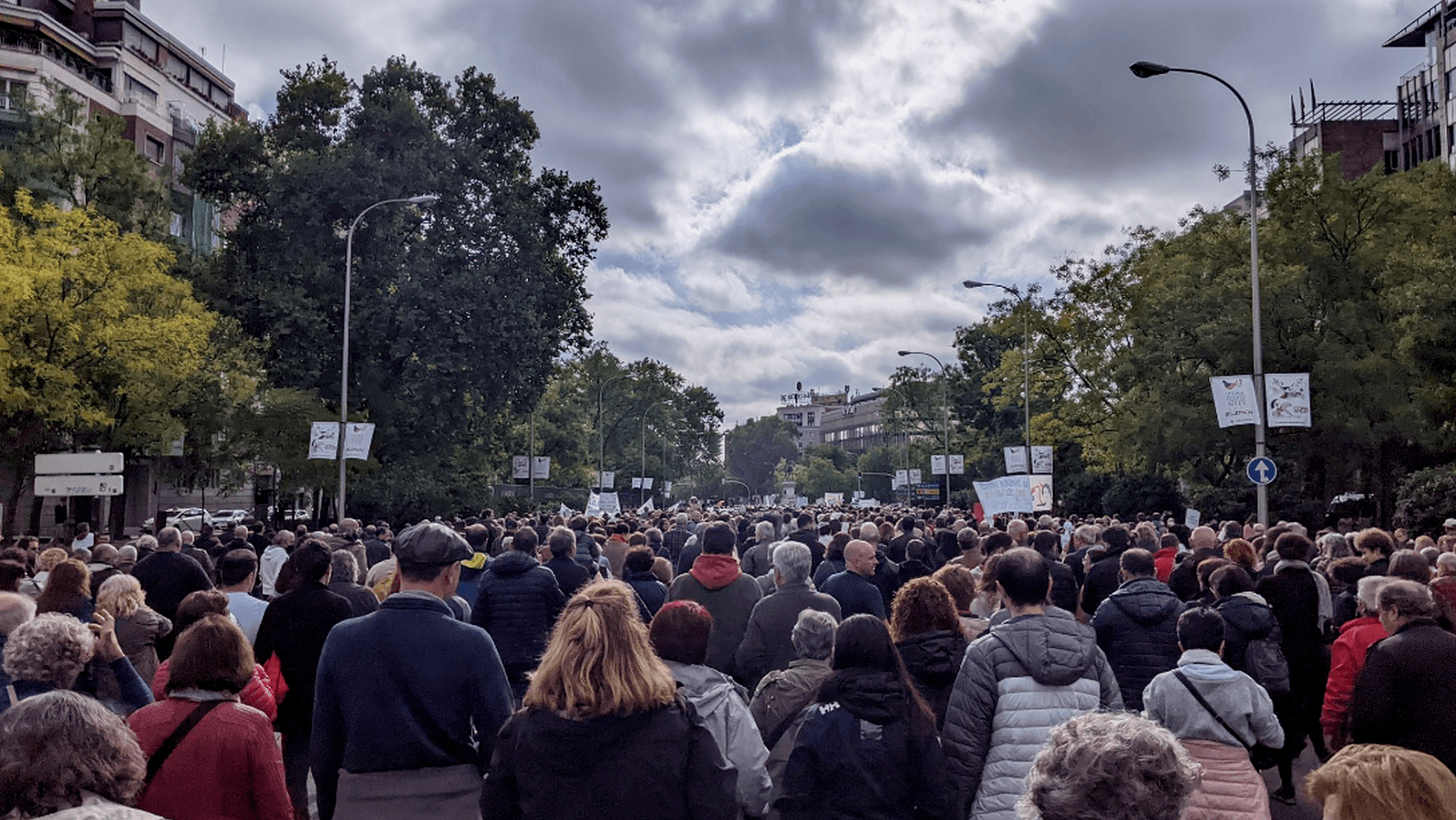 Multitudinaria marcha en Madrid por la Sanidad Pública