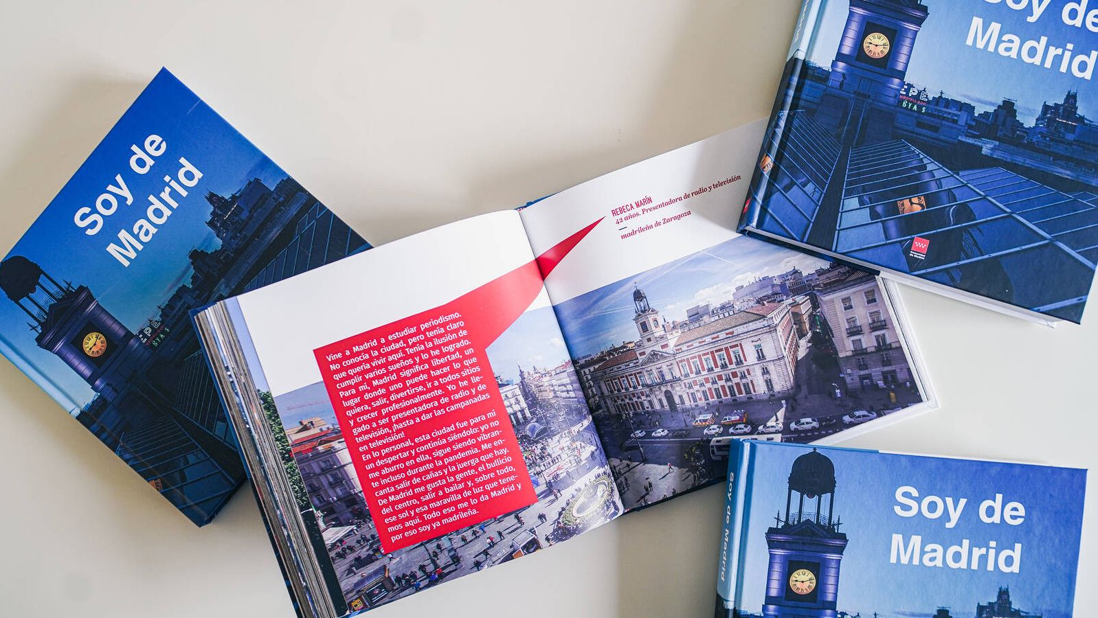 Grandes figuras de la cultura, el deporte, la comunicación y la política  participan en el libro 'Soy de Madrid', un homenaje a la región