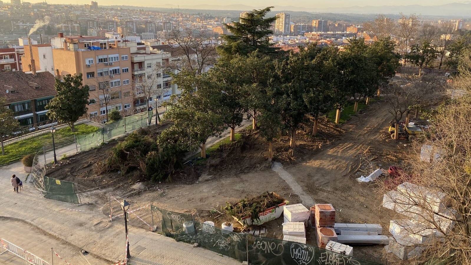 Carabante dice que los 28 árboles talados en el Parque de la Cornisa estaban dañados por Filomena