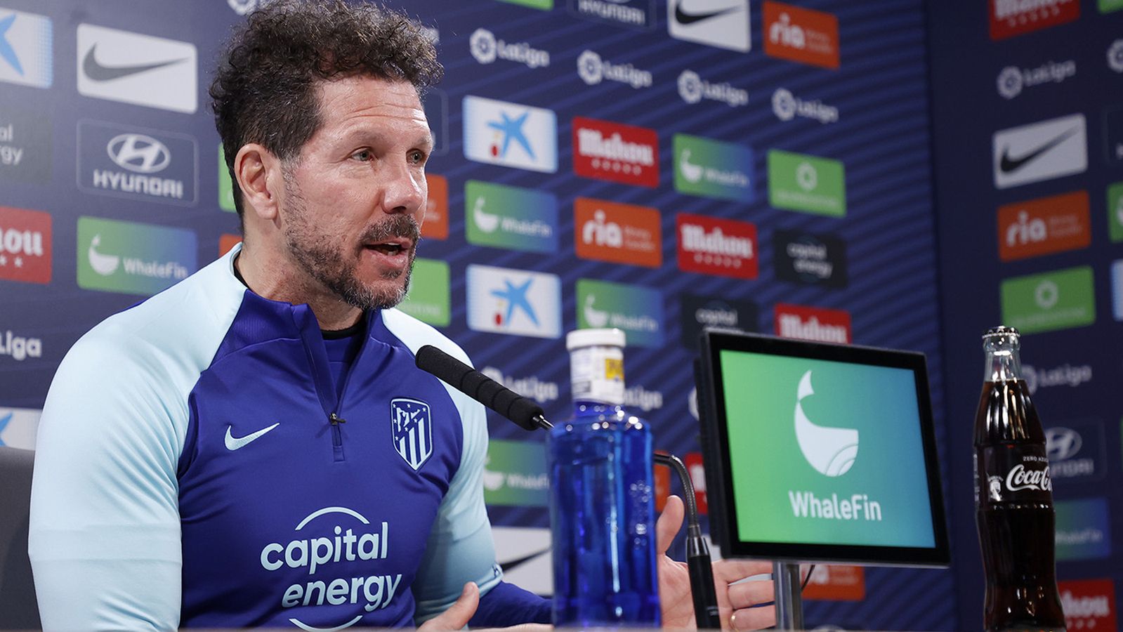 Simeone: "La motivación es jugar en el Atlético de Madrid"
