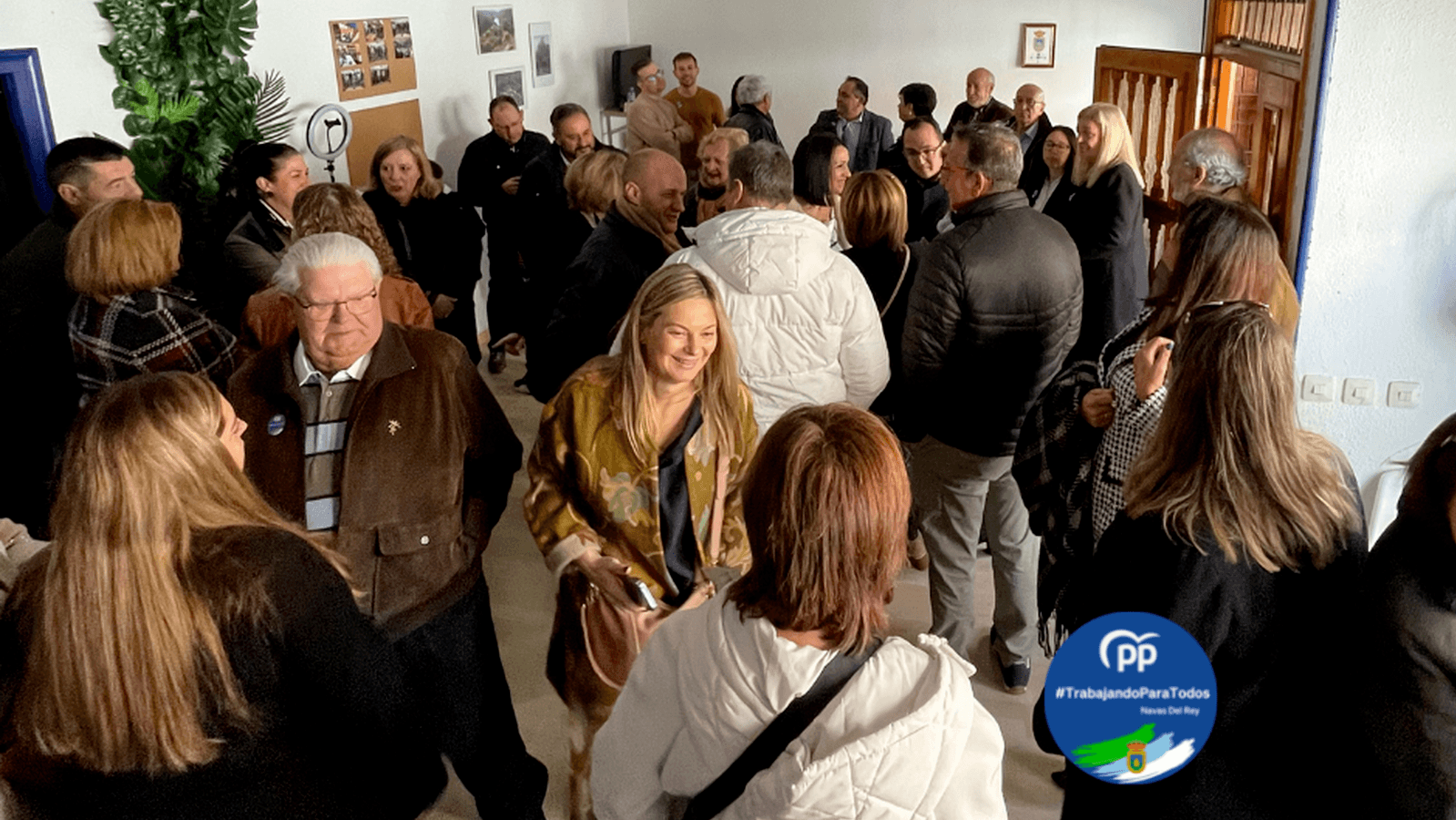 Mª Isabel Romero, candidata del PP de Navas del Rey, arranca la campaña electoral con la presentación de un espacio colaborativo