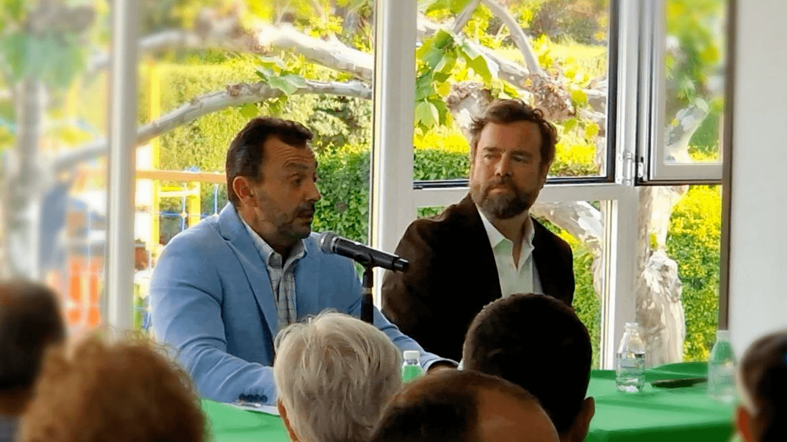 Vox Alcorcón presenta su programa en el Club Social Deportivo Parque Lisboa con la presencia de Espinosa de los Monteros