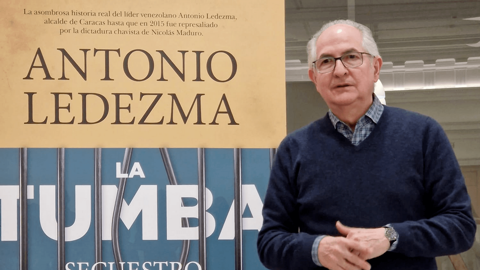 Antonio José Ledezma, ex alcalde de Caracas, muestra su apoyo a Terol 
