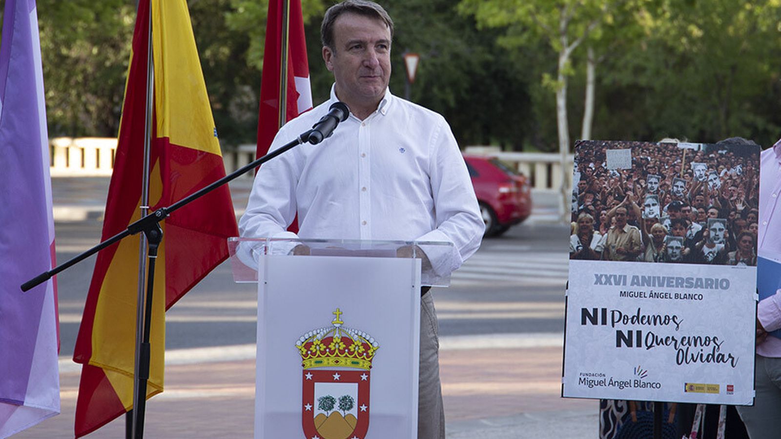 Tres Cantos rinde homenaje a Miguel Ángel Blanco y a todas las víctimas del terrorismo