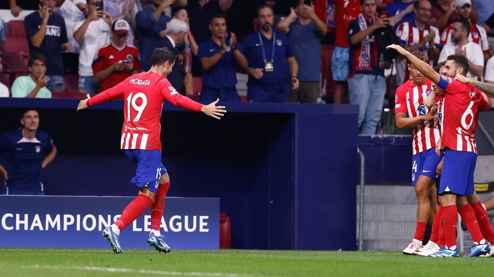 El Atlético de Madrid reacciona en su grupo de Champions con otra remontada