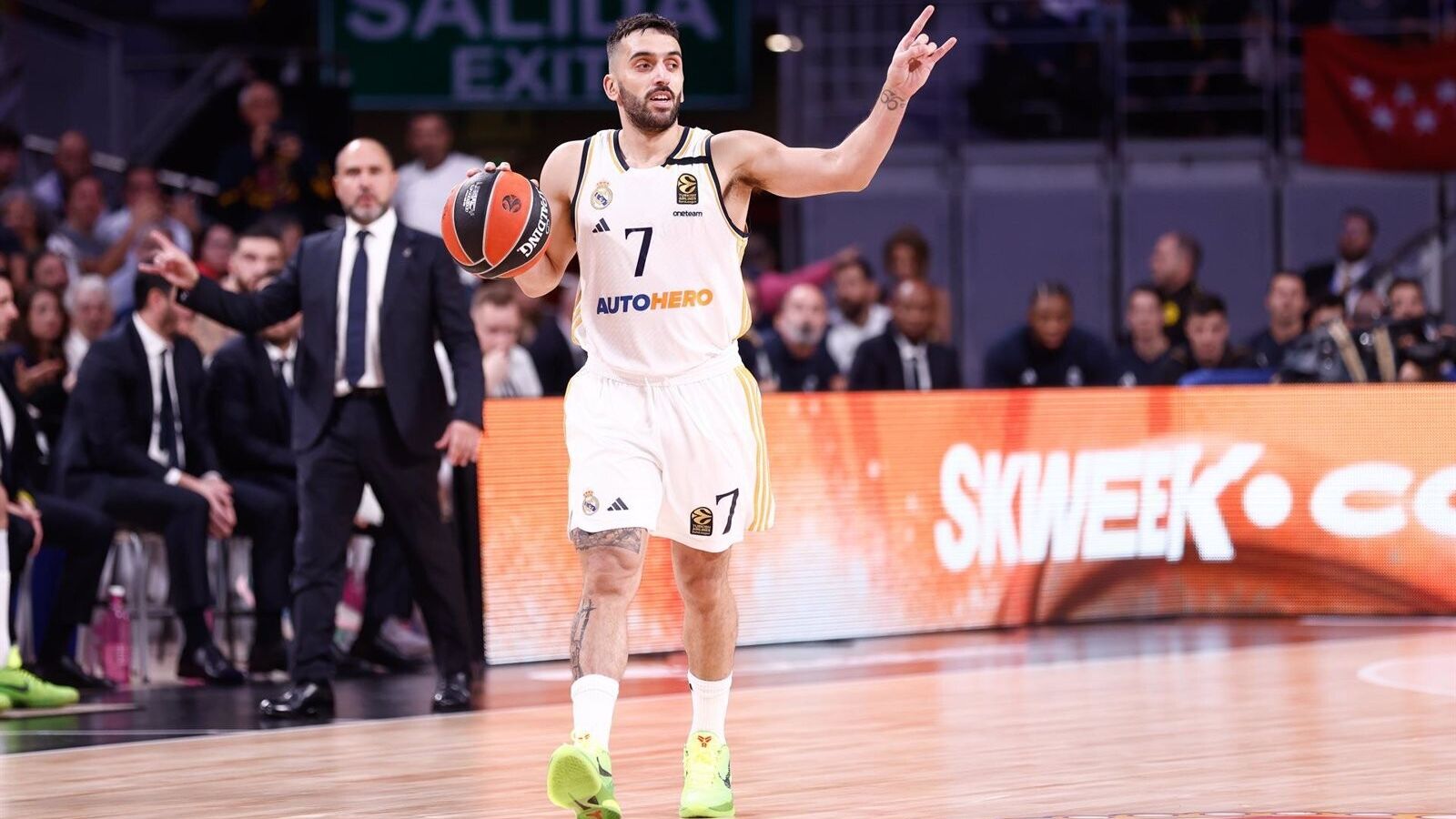 El base del Real Madrid Facundo Campazzo, MVP de noviembre en la Euroliga