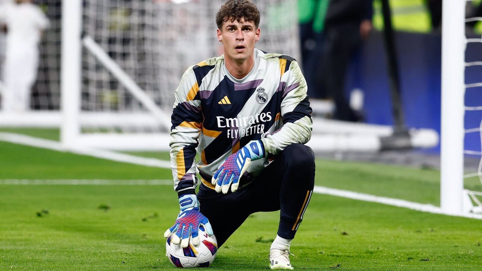 El portero del Real Madrid Kepa Arrizabalaga sufre una lesión en el músculo aductor largo del muslo derecho