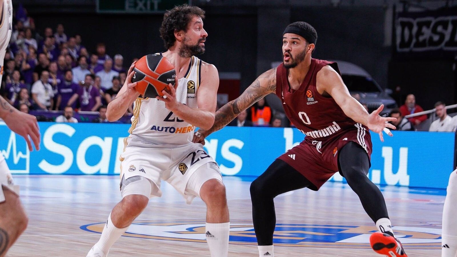 El Real Madrid tampoco cede en su reencuentro con Pablo Laso