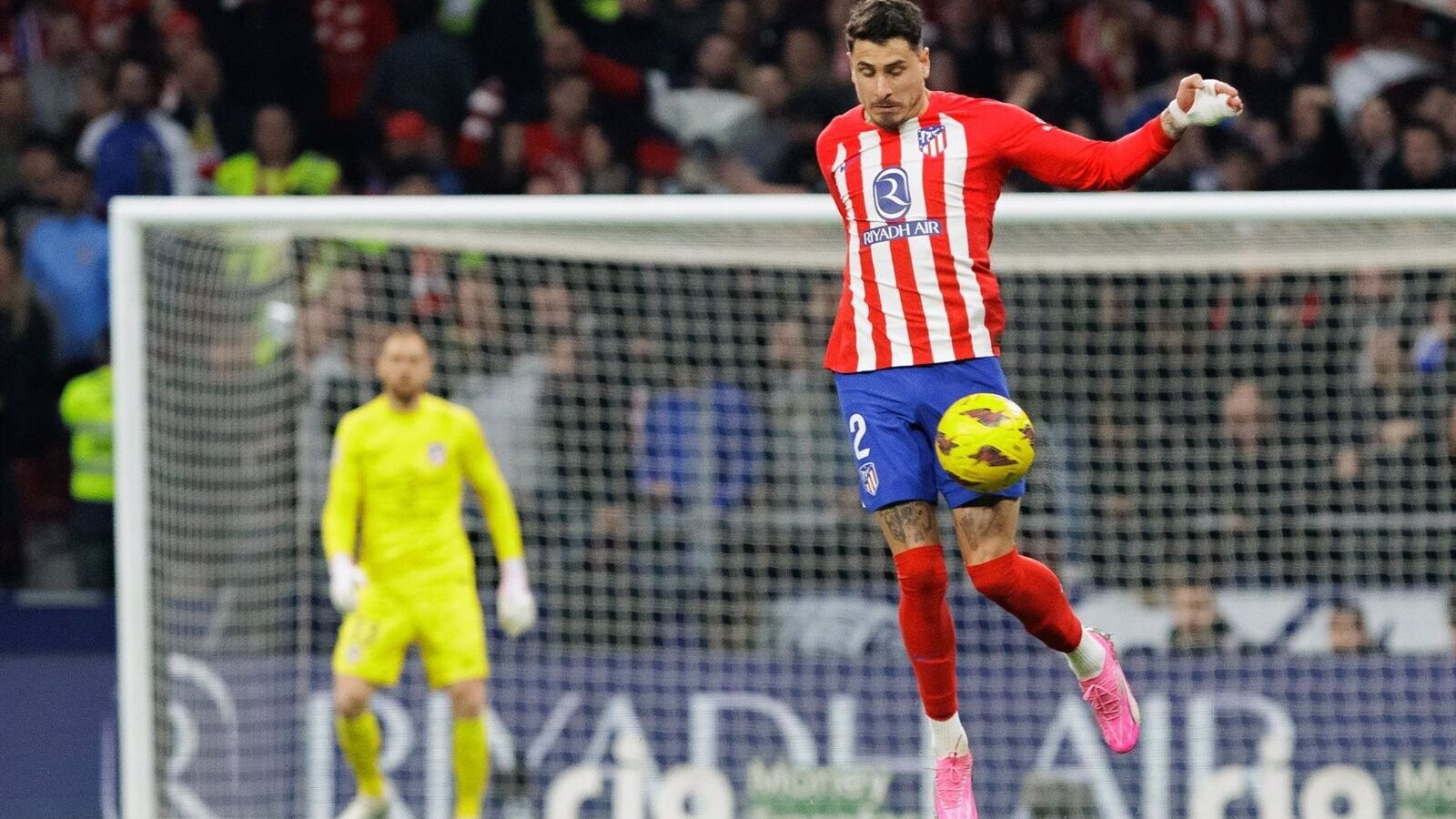 José María Giménez, defensa del Atlético de Madrid, sufre una lesión muscular de grado I en el muslo