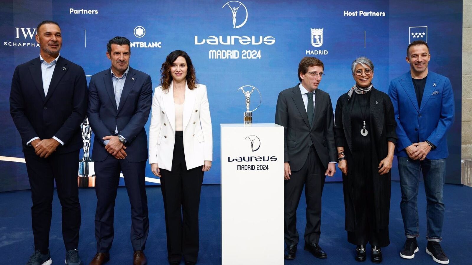 Almeida y Ayuso dan la bienvenida a Madrid a los Premios Laureus
