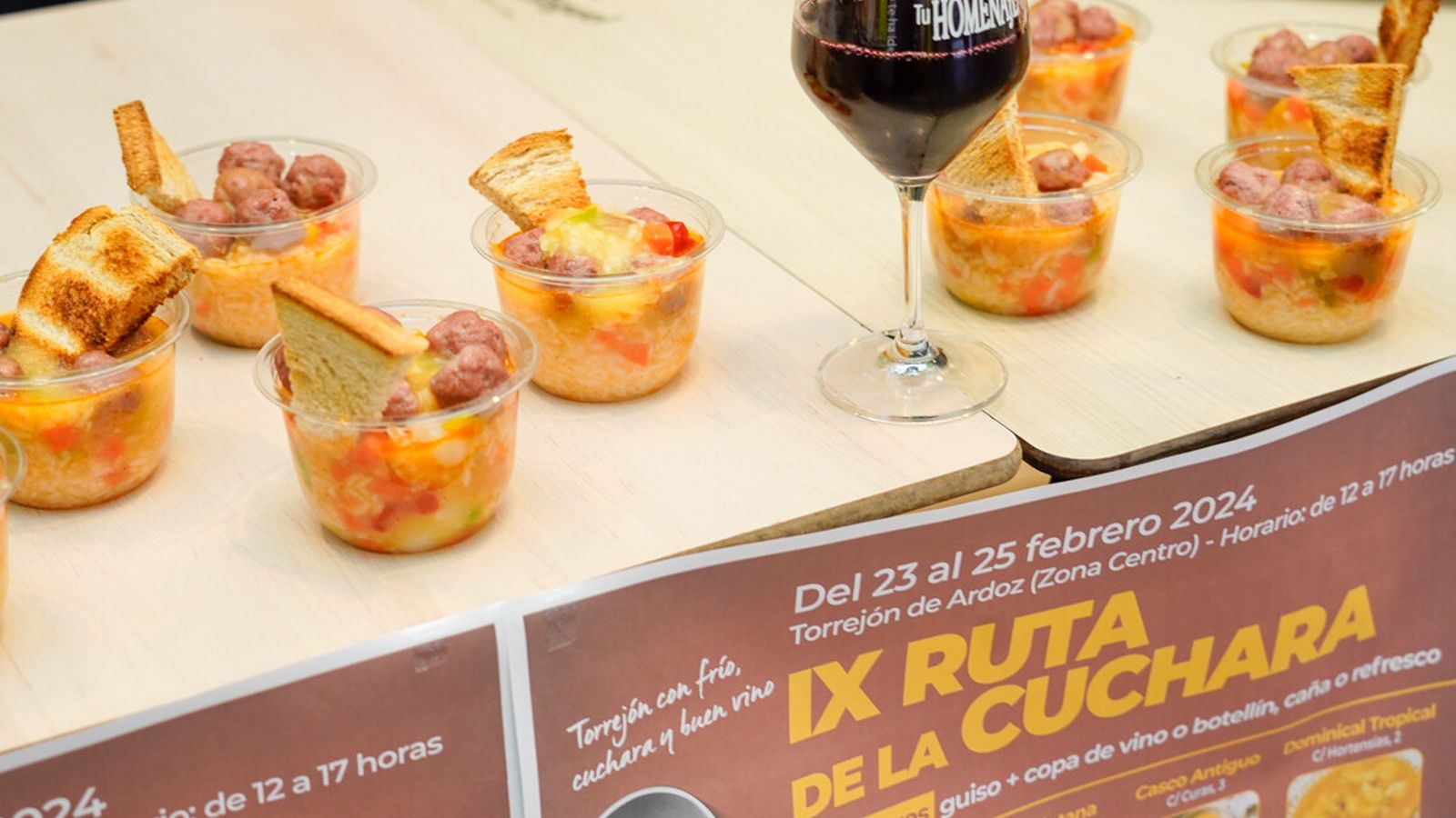 La IX Ruta de la Cuchara de Torrejón se cerró con más de 8.000 consumiciones servidas en 15 establecimientos del centro