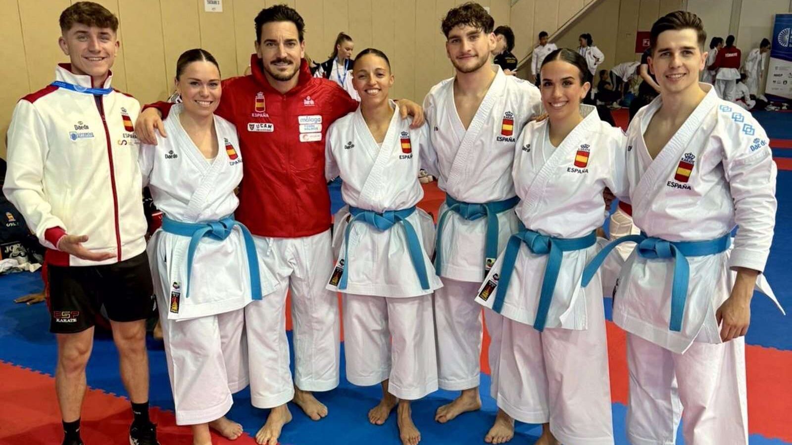 España brilla en el Europeo de karate