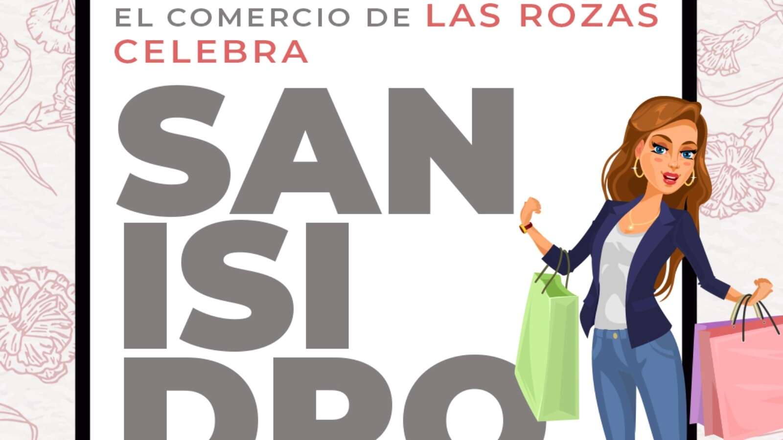 Las Rozas celebra San Isidro regalando claveles en sus comercios
