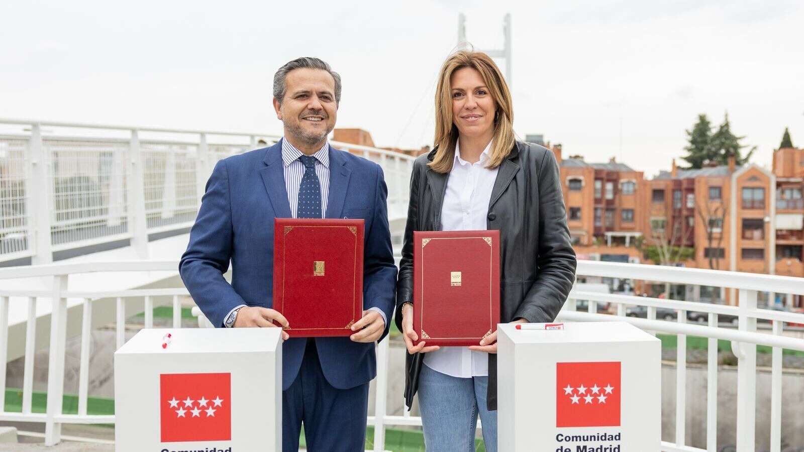 Finaliza la reforma de las pasarelas de Pozuelo sobre la M-503 y M-502