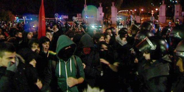 En libertad los cinco detenidos en Madrid en la protesta de apoyo a Gamonal