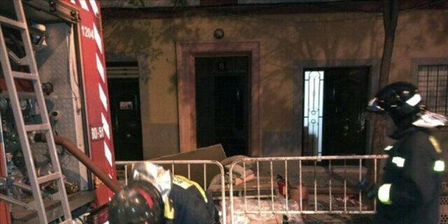 Una explosión de gas destruye dos viviendas en Carabanchel