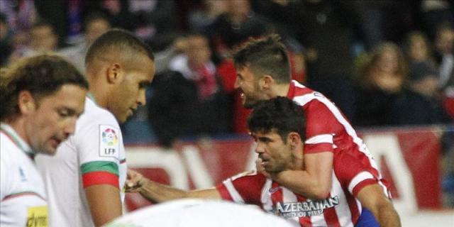 1-0. Un cabezazo de Diego Costa refuerza el liderato del Atlético