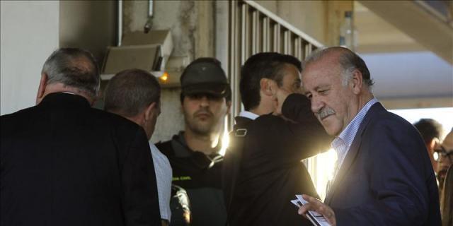 Del Bosque y Florentino Pérez coinciden en la final de la Copa juvenil