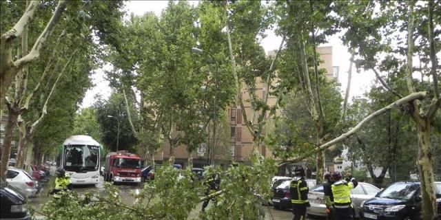La tormenta deja varios grupos de personas aislados en Villaconejos